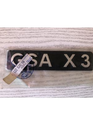 Citroen GSA X3 embleem NIEUW EN ORIGINEEL 95573223