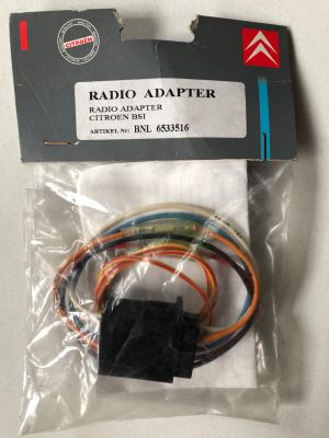 Citroen radio adapter NIEUW EN ORIGINEEL BNL6533516